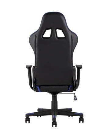 Кресло игровое TopChairs Diablo синее (Геймерское кресло Diablo синий)