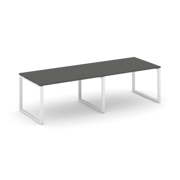 Стол переговорный SN-6O.SPRG-014.3 (3160х980х750) (Антрацит/Металл Белый)
