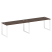 Рабочая станция Metal System Style БО.СМ-2.4 3200x720x750 (Дуб Наварра/Серый металл)