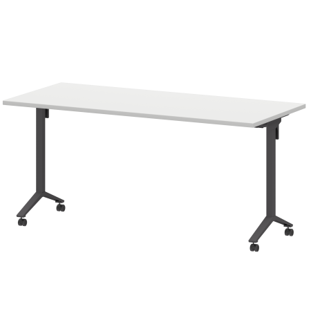 Стол мобильный складной Моби МБ25-160.70 1600x700x750 (Белый/Антрацит)