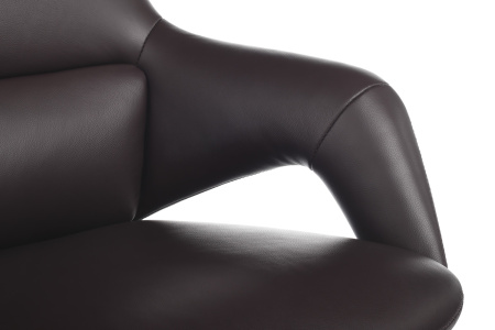Офисное кресло Aura FK005-A Темно-коричневый (Темно-коричневый)