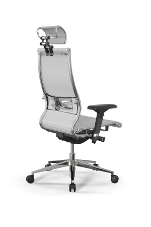 Кресло для руководителя Метта Samurai L2-7D - Infinity /Kc04/Nc04/D04P/H2cL-3D(M26.B32.G25.W03) (Белый)