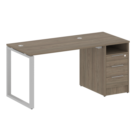 Рабочая станция Metal System Style БО.РС-СТП1.2 1612x750x750 (Вяз/Серый металл)