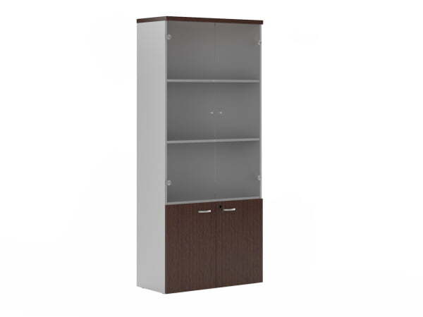 Шкаф комбинированный Flash FLS328 900x420x2069 (Дуб темный)