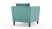 Кресло Neapole (1030x920x960) Аквамарин (Аквамарин)