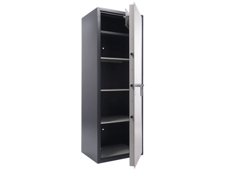 Офисный сейф VALBERG ASM 165T графит (Графит/Светло-серый)