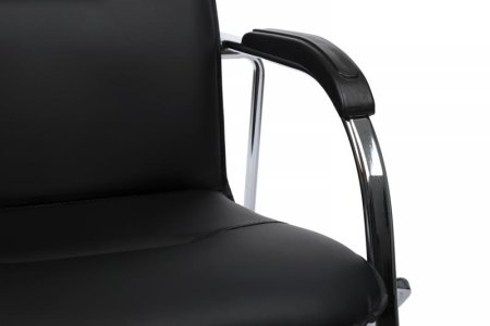 Стул Самба с пластиковыми подлокотниками SMB-03H Черный (Черный)