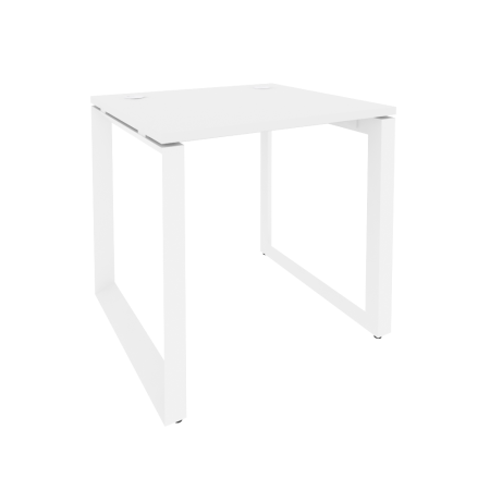 Стол рабочий на О-образном м/к Onix O.MO-SP-0.7 780x720x750 (Белый Бриллиант/Белый Металл)