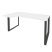 Стол эргономичный левый на О-образном м/к Onix O.MO-SA-1L 1580x980x750 (Тиквуд Темный/Белый Металл)