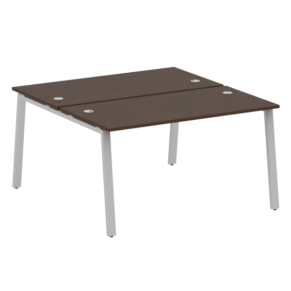 Рабочая станция Metal System Style БА.РАС-СП-2.3 1400x1475x750 (Венге Цаво/Серый металл)