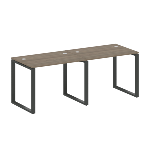 Рабочая станция Metal System Style БО.СМ-2.1 2000x720x750 (Вяз/Антрацит металл)