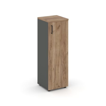 Шкаф средний узкий SN.STU.E-204(R) (400х400х1203) (Антрацит/Дуб Табак)