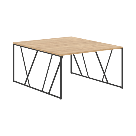 Стол двойной LOFTIS LWST 1316 1360х1606х750 (Дуб БофордЧерный)