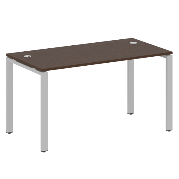 Стол письменный Metal System Style БП.СП-3 1400x720x750 (Венге Цаво/Серый металл)