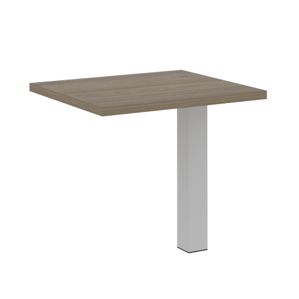 Брифинг-приставка с опорой LT.BR-1 (Вяз Благородный/Серый металл)