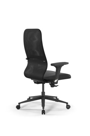 Кресло для руководителя Метта SynchroSit 8 B2-9D - X2+Extra /Uh00/Wh12/D02P(M25.B11.G19.W02) (Черный)