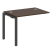 Проходной наборный элемент рабочей станции Metal System Style БП.ПРС-СП-1.1 1000x720x750 (Дуб Наварра/Серый металл)
