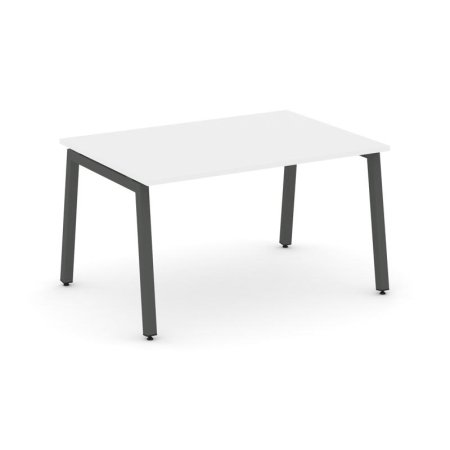 Стол переговорный SN-5A.SPRG-001.3 (980х980х750) (Белый/Металл Антрацит)