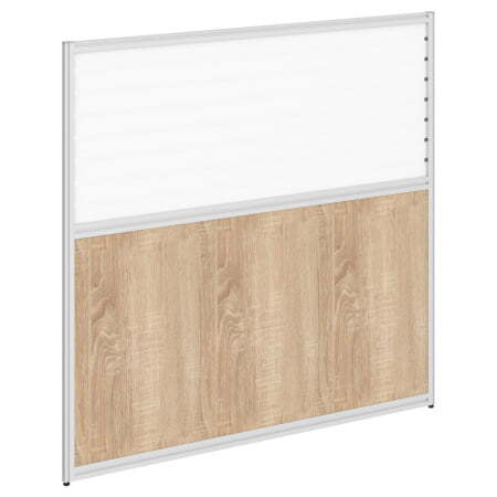 Перегородка комбинированная 1300 Rand RP130SG140 1400x22x1300 (Дуб Сонома светлый)