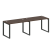 Рабочая станция Metal System Style БО.СМ-2.2 2400x720x750 (Дуб Наварра/Серый металл)