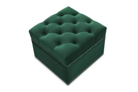 Пуф Marcele 400 (420x420x450) Изумрудный (Изумрудный)