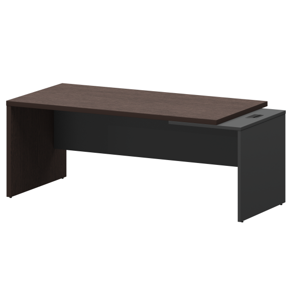 Стол руководителя правый Кортез KZ-20R 2000x900x750 (Дуб венге/Графит)