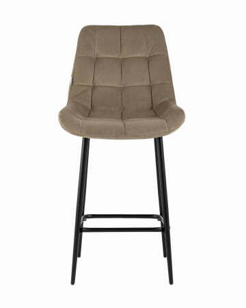 Стул полубарный Флекс велюр капучино (Стул полубарный Флекс капучино)