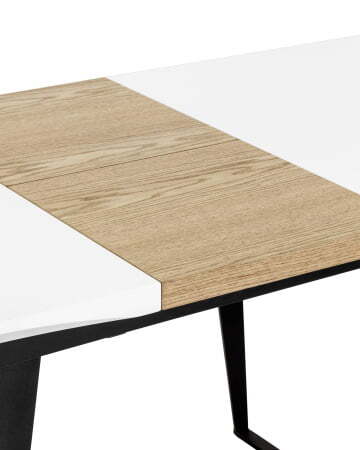 Стол обеденный Йорк раскладной 120-160*80 белый (Стол обеденный Йорк белый)