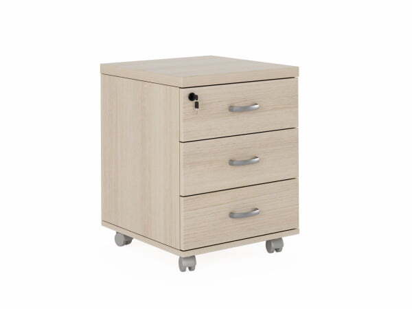 Тумба подкатная 3 ящика Flash FLS207 452x474x595 (Дуб)