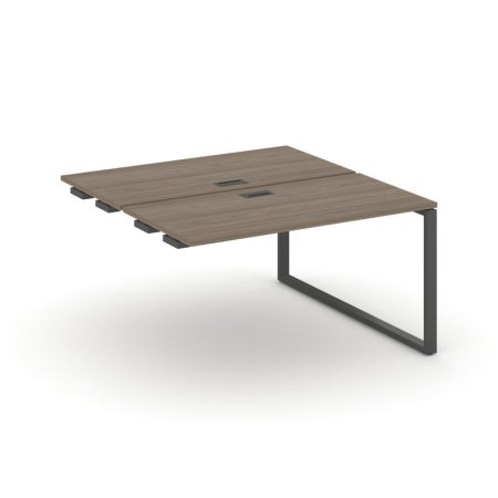 Стол-приставка к опорным элементам SN-6O.DPRS-003 (1380х1232х750) (Вяз Благородный/Металл Антрацит)