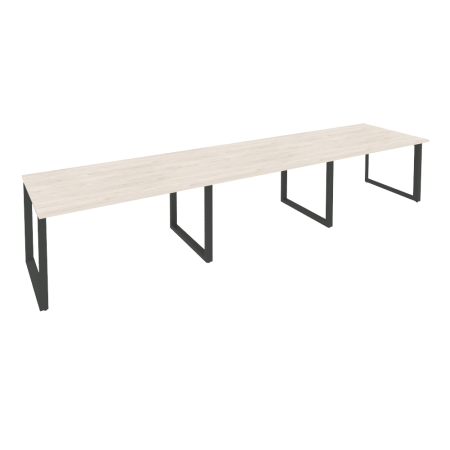 Стол переговорный Onix O.MO-PRG-3.3 4140x980x750 (Денвер Светлый/Черный металл)