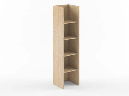 Стеллаж без верха и низа Born B-431 475x435x1904 (Дуб Девон)