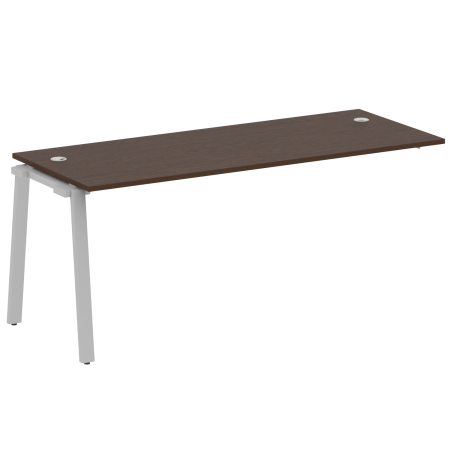 Проходной наборный элемент рабочей станции Metal System Style БА.ПРС-СП-1.5 1800x720x750 (Венге Цаво/Серый металл)