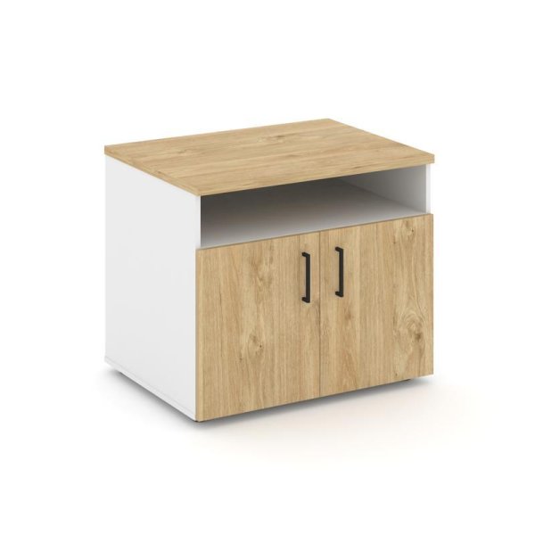 Тумба для оргтехники/сервисная SN.TS-001 (796х600х680) (Белый/Тиквуд Светлый)