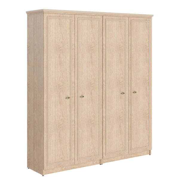 Шкаф высокий 2-х секционный с глухими дверьми Raut RHC 180.1 1808x466x2023 (Дуб Девон)