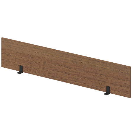 Экран для одиночного стола Арго-М СМЭ18-18 1800x18x350 (Орех/Антрацит)