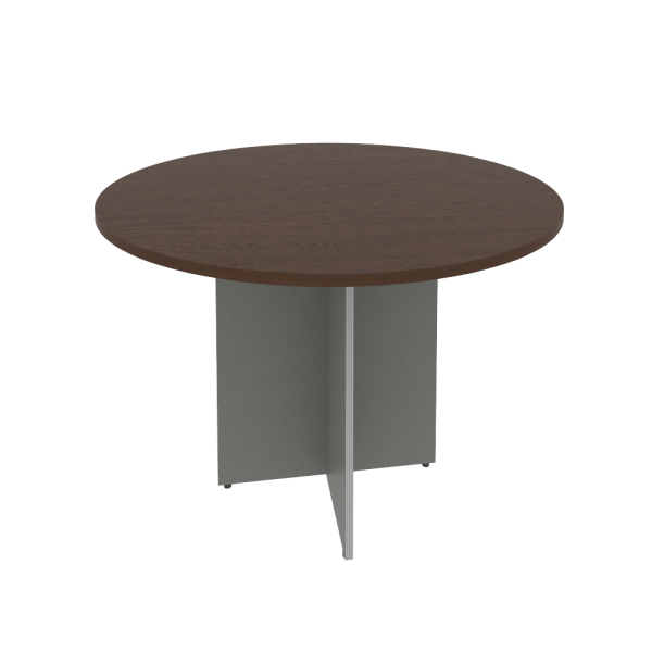 Стол круглый Riva А.ПРГ-1 1100x1100x750 (Венге-Металлик)