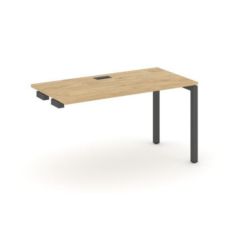 Стол-приставка к опорным элементам SN-5P.OPRS-012 (1180х700х750) (Тиквуд Светлый/Металл Антрацит)