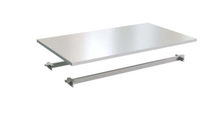 Столешница одинарная 120 Steel 11120 1200x700x25 (Белый)