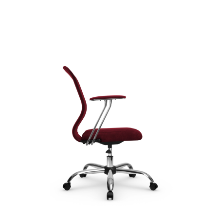 Кресло для руководителя Метта SU-Mr-4(Vivaldi)/подл.078/осн.006 (Красный)