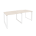 Рабочая станция на О-образном м/к Onix O.MO-RS-2.1.8 1960x800x750 (Тиквуд Темный/Белый Металл)