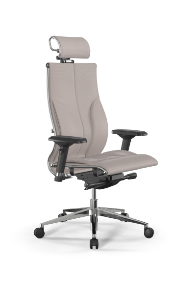 Кресло для руководителя Метта Samurai L2-10D - Infinity /Kc06/Nc06/D04P/H2cL-3D(M26.B32.G25.W03) (Светло-бежевый)