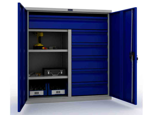 Шкаф инструментальный ТС 1095-100215 (Серый/Синий)