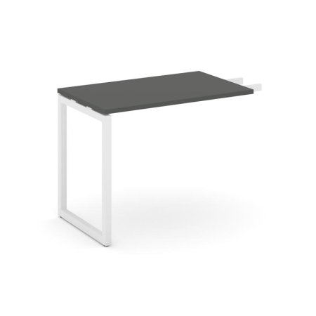 Брифинг-приставка SN-4O.BR-001 (580х600х750) (Антрацит/Металл Белый)