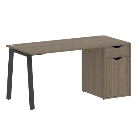 Стол письменный VR.SP-3-158.1.A 1580x720x750 (Вяз благородный/Антрацит Металл)