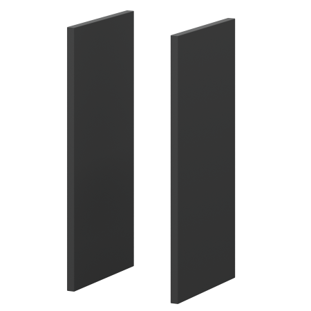Боковины декоративные Кортез KZD-28B 384x50x784 (Графит)