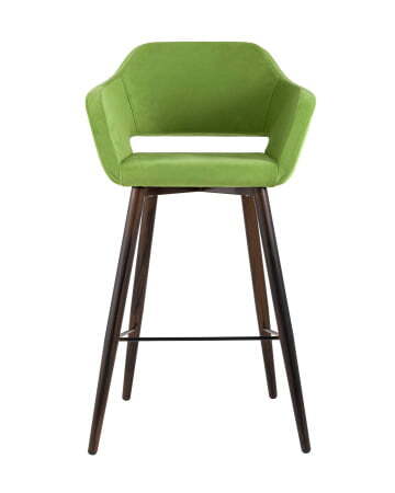 Стул барный Саймон велюр травяной (Стул барный Саймон травяной)