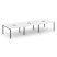 Рабочая станция 2-х сторонняя SN-6P.DRS-083 (4140х1632х750) (Тиквуд Светлый/Металл Антрацит)