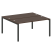 Рабочая станция Metal System Style БП.РАС-СП-2.4 1600x1475x750 (Дуб Наварра/Серый металл)