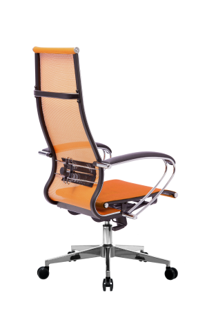 Кресло для руководителя Метта МЕТТА-7(MPRU)/подл.131/осн.004 (Оранжевый)